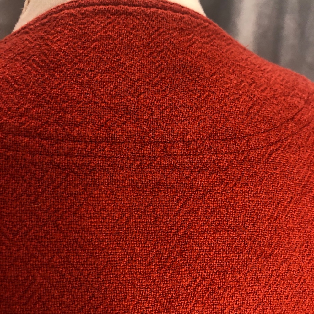 Orvis textured cotton jacket. Rust XL - Picture 6 of 10
